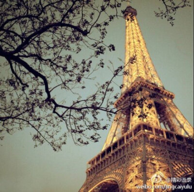 巴黎铁塔。