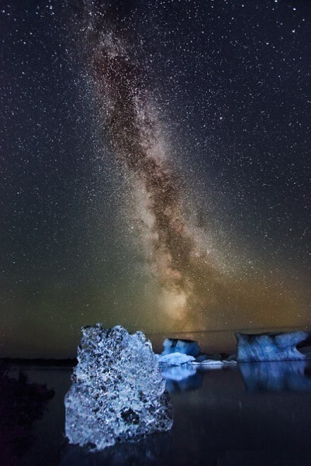 冰岛的星空，美的那么纯粹。