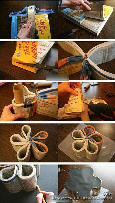 就是用旧书改造而成,只要你有想法,其实很多东西制作起来都不复杂,快