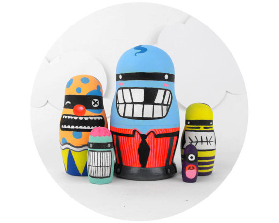 Nesting Dolls Matryoshka Babushka ' Little Monsters