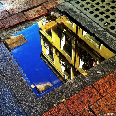 Photograph Madrid reflected on a puddle (X) by Luis Rodriguez on 500px