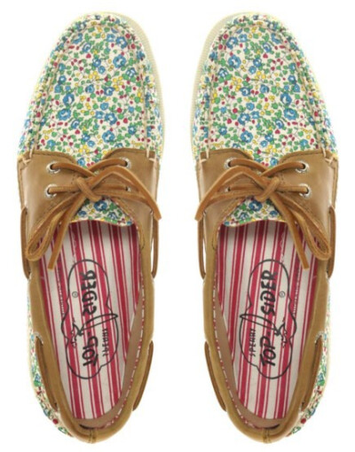 Sperry Authentic original floral 2 eye Specials deck shoe