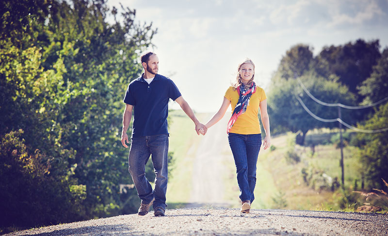 Carla and Chad Engagement Session by Studio Orange Photography in Lincoln, Nebraska