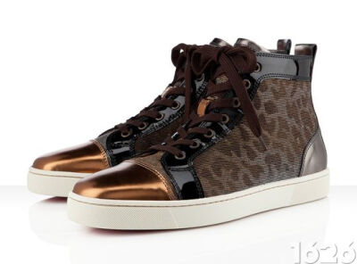 Christian Louboutin Louis Flat ‘Metallic Leopard’金属豹纹鞋款