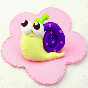 蜗牛鼠标垫 不织布手工布艺DIY