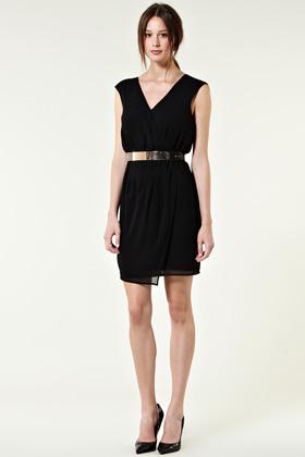 Wrap Belted Dress