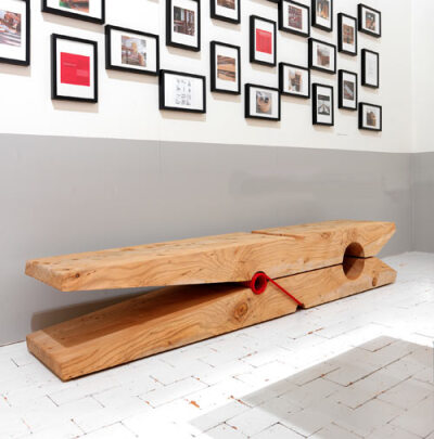 Molletta Bench by Baldessari e Baldessari 木夹子真大