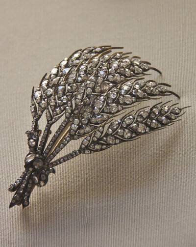 Diamond wheat-ear aigrette, probably, French, about 1850@晓冬知春