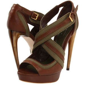 Alexander McQueen Sandal Tess. S. Cuoio