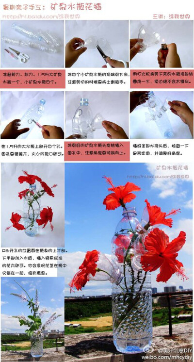 这个塑料花瓶很牛