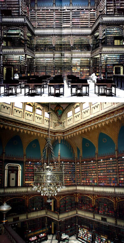 Real Gabinete Portugues De Leitura, Rio De Janeiro, Brazil 巴西里约热内卢