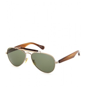 Oliver Peoples The Soloist Teardrop Aviator Sunglasses