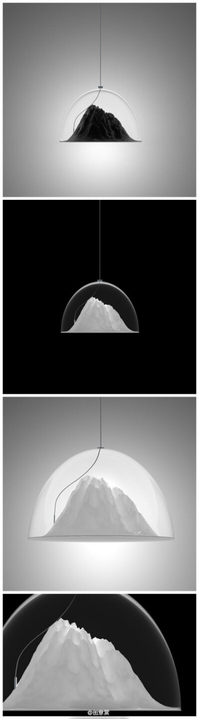 【启明灯】来自俄罗斯设计师Dima Loginoff的一款概念灯。是2012年山景灯产品设计的冠军。