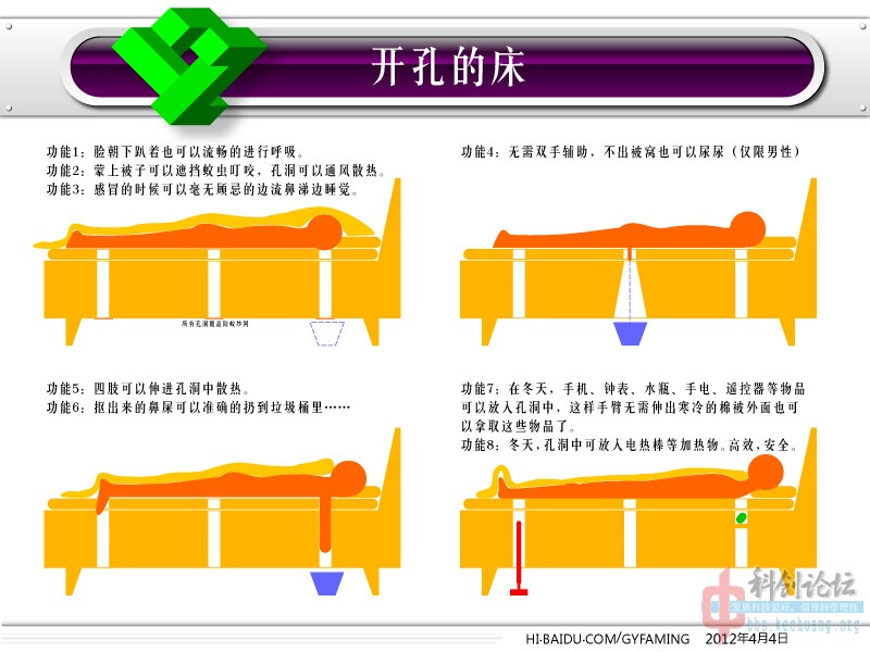 开孔的床。。。