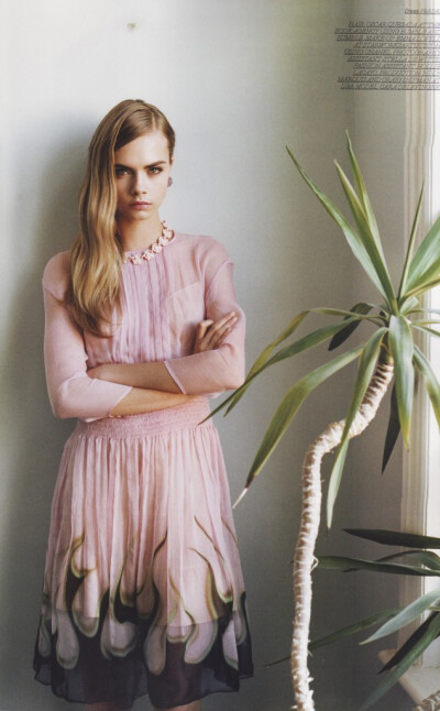 #Cara Delevingne#Annabel Mehran for+Lula 14 Spring Summer 2012