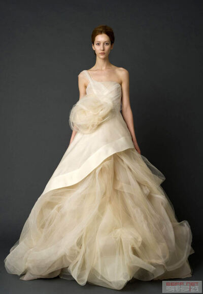 Vera Wang 2012新款 裸色系婚纱