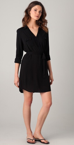 Splendid V Neck Shirtdress