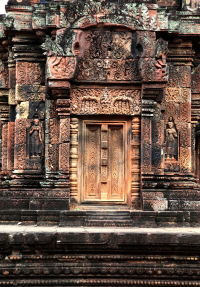 Banteai Srei Temple in Cambodia.