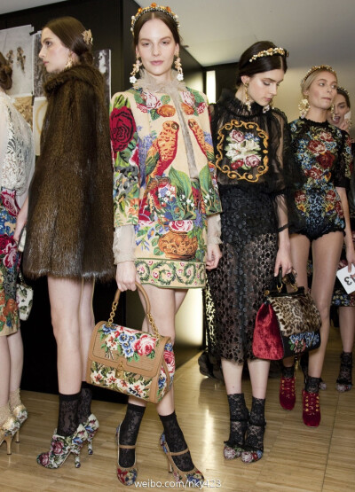 Dolce & Gabbana Fall 2012 Backstage