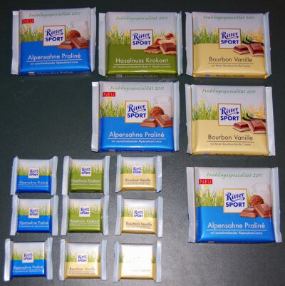 Ritter-Sport2012春季限量 香草味為主哦