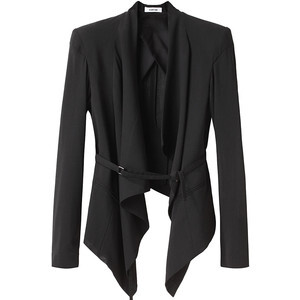 Helmut Lang Sheer Draped Blazer