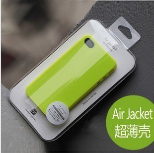 日本iphone 4 外壳 Air Jacket 苹果4代 超薄磨砂保护壳 手机套