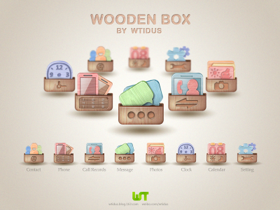 查看《Wooden Box (all)》原图，原图尺寸：800x600