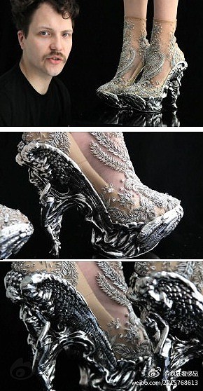 R.I.P McQueen: Alexander McQueen生前设计的最后一对鞋子曝光了, 完美至极 .