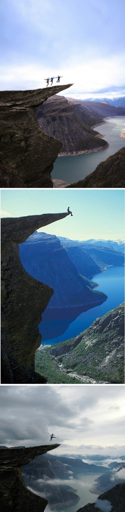 Trolltunga，位于挪威Odda地区的Skjeggedal