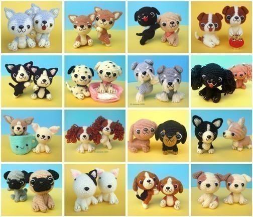 3 Ami Puppy Patterns Deal - PDF Crochet Pattern