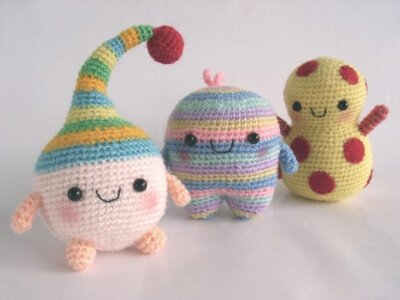 Cute Monsters- PDF crochet pattern