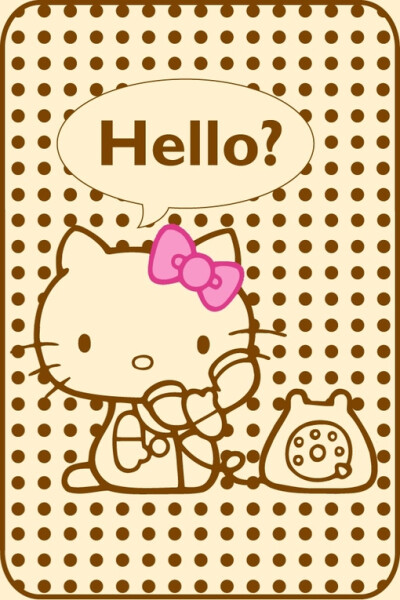 「 我姓hello、名叫kitty 」、tt、iphone壁纸、壁纸