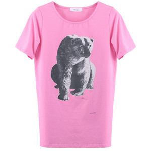 Cute Bear Pink T-shirt