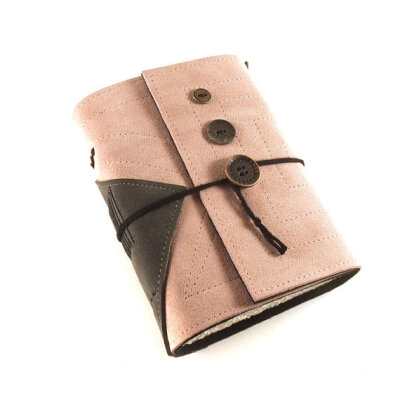 Journal, Leather, Handmade, Suede, Diary, Buttons