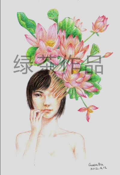 查看《生如夏花》原图，原图尺寸：484x702