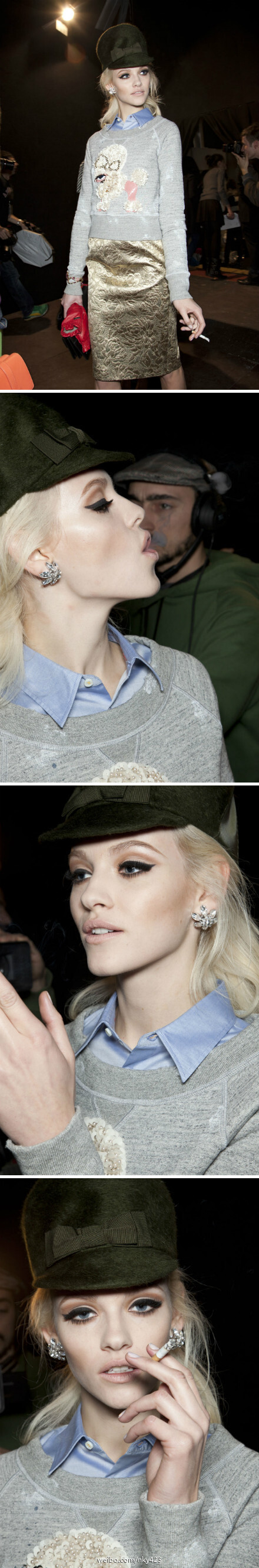 DSquared² F/W 12 Milan Ginta Lapina