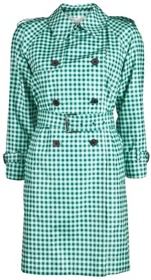 MARC JACOBS GINGHAM TRENCH COAT