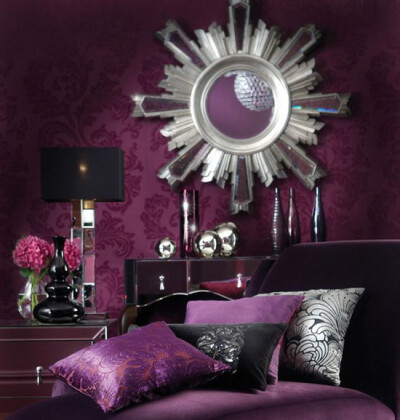华丽丽的紫色房间,紫色