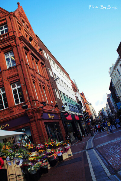 Grafton Street，俗称寡妇街，市中心的商业步行街。 爱尔兰 都柏林