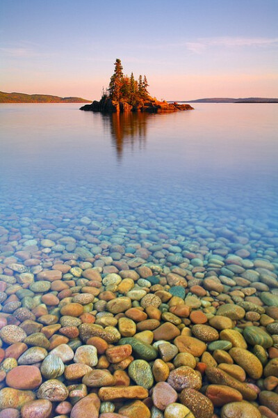 Island on Lake Superior