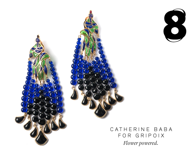 CATHERINE BABA FOR GRIPOIX FLOWER POWERED. TOP10