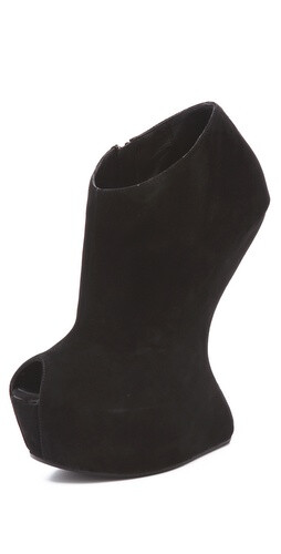 Giuseppe Zanotti Sculptural Wedge Booties