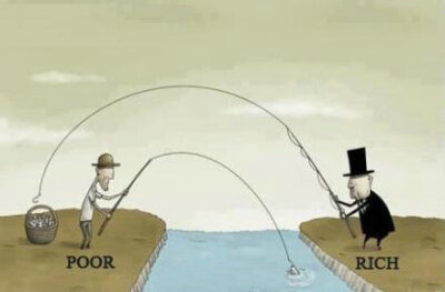 穷人与富人。