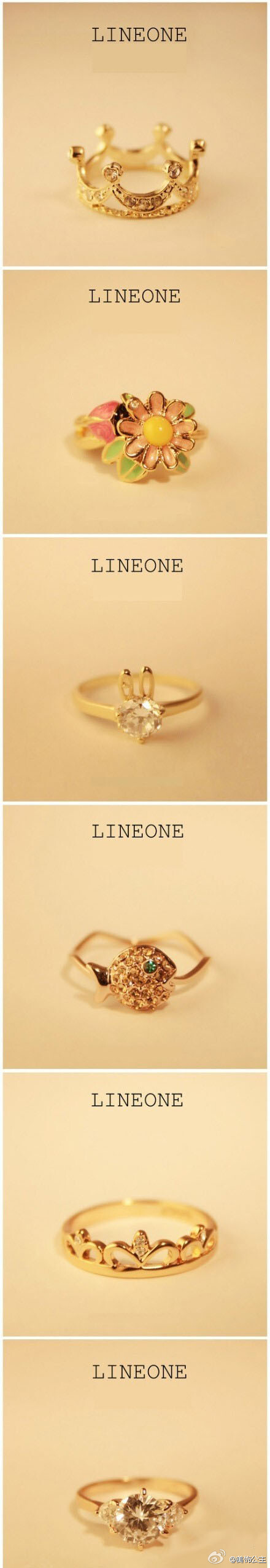 Juicy Couture新款戒指，精巧可爱！