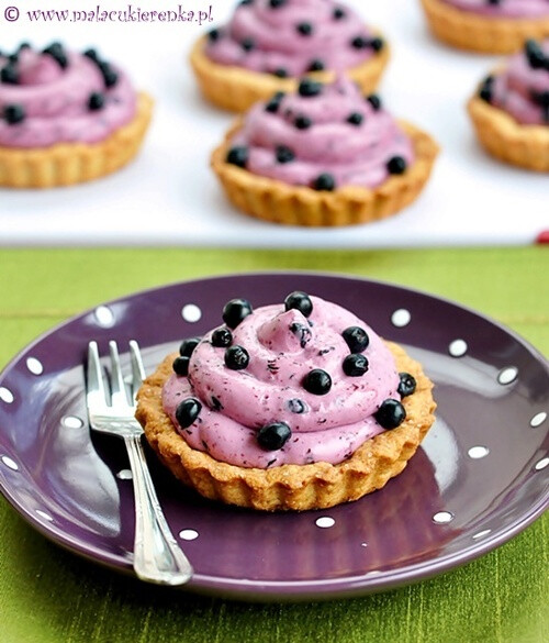 blueberry tarts.