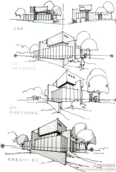 王建民老师的钢笔画，#透视天天学#系列6