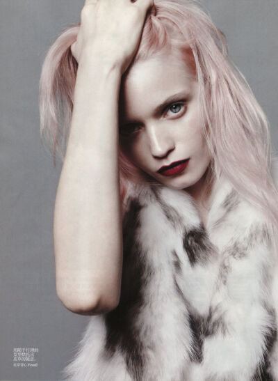 aclockworkpink: Abbey Lee Kershaw, Vogue China, July 2012