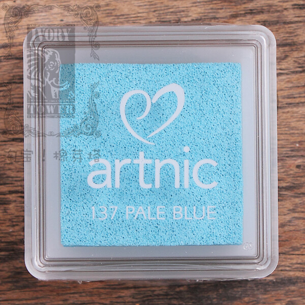 artnic 单方型艺术纸用印台 AS-137 浅蓝色 Pale Blue