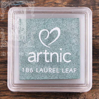 artnic 单方型艺术纸用印台 AS-186 月桂叶色 Laurel Leaf