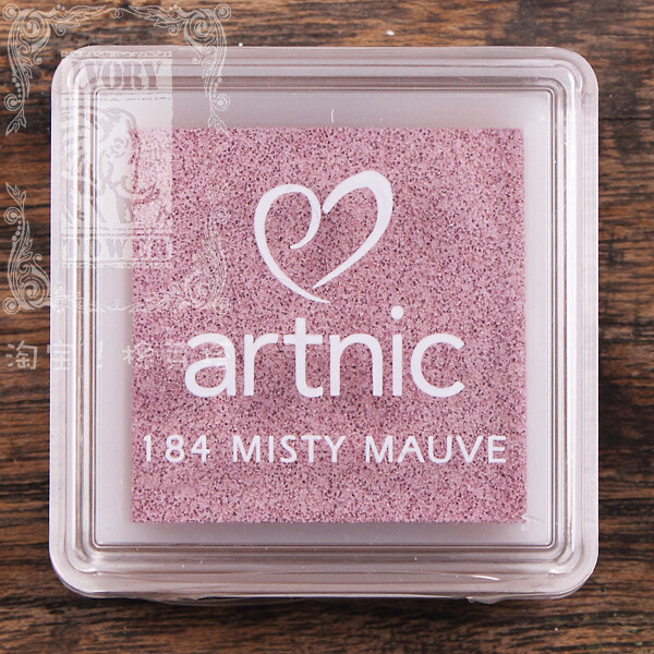 artnic 单方型艺术纸用印台 AS-184 淡紫薄雾色 Misty Mauve